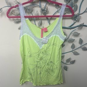 Vintage 90s Y2K Charlotte Tarantola camisole tank top NWT Medium